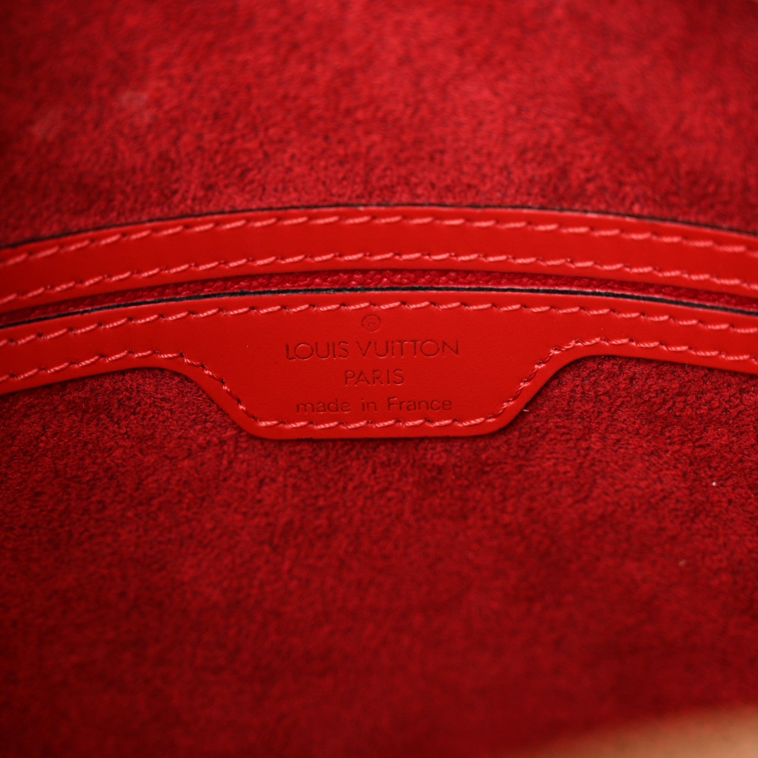 Louis Vuitton Epi Mabillon Backpack Castillan Red 6 of 13