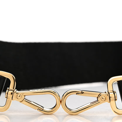 Fendi Ribbon Vitello Seta FF 1974 Adjustable Strap You Black 5 of 5