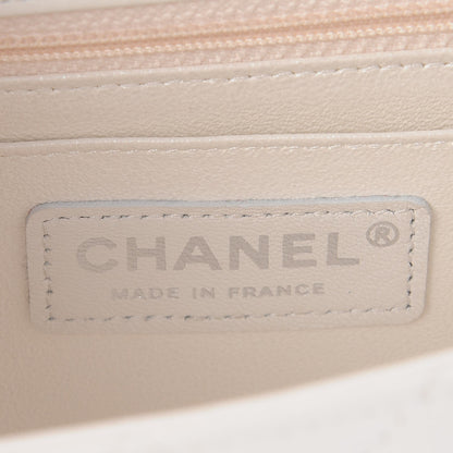 Chanel Calfskin Quilted Mini Rectangular Flap White 6 of 7