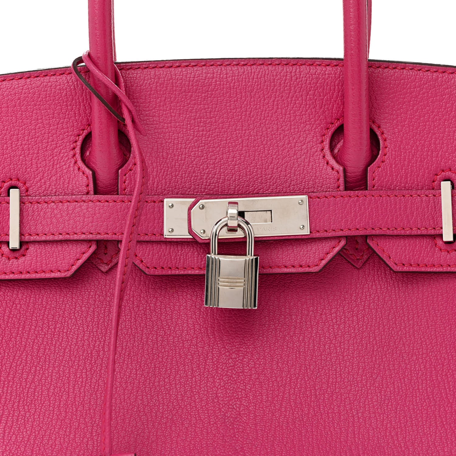 Hermes Chevre Mysore Birkin 30 Rose Shocking 8 of 14