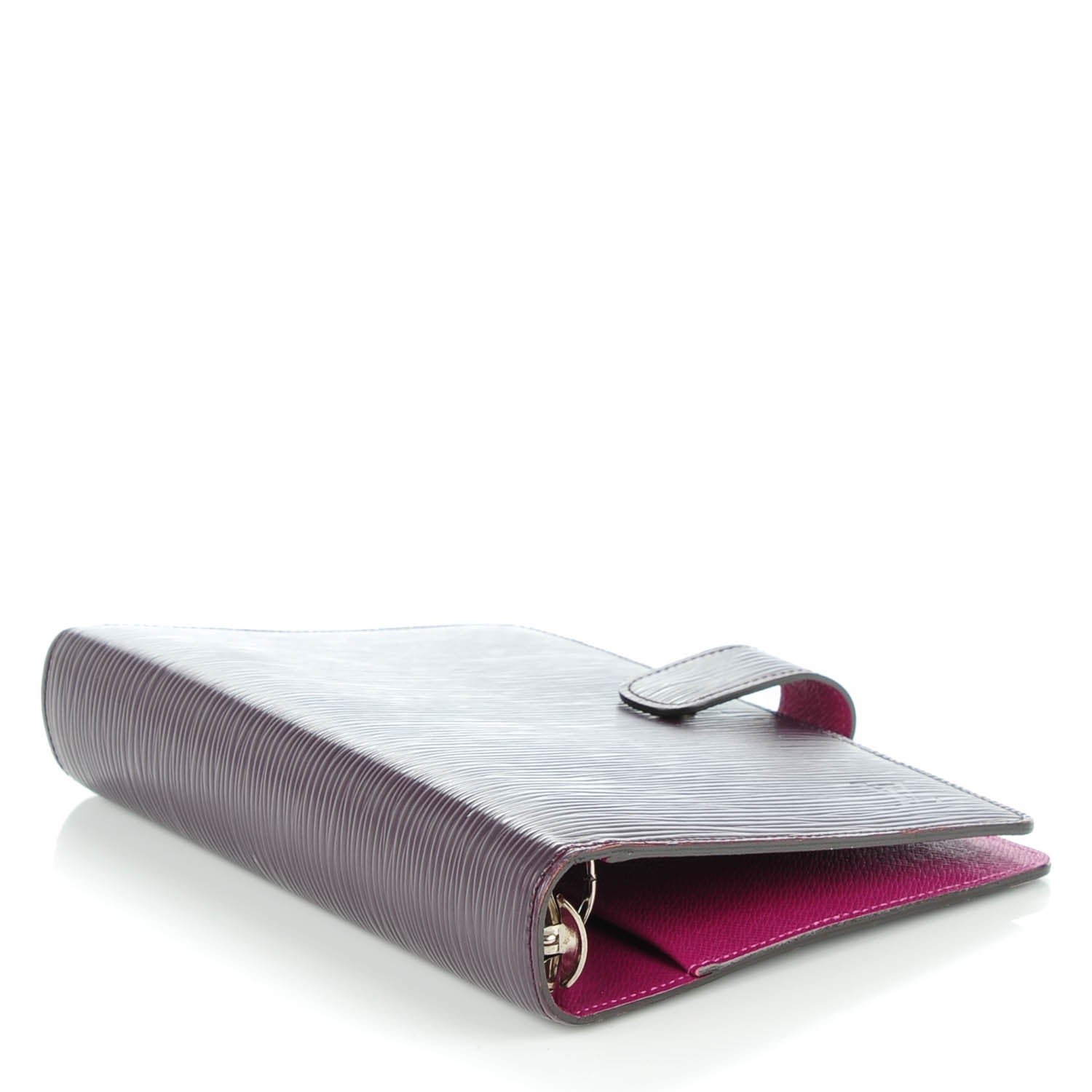 Louis Vuitton Epi Medium Ring Agenda Cover Cassis 4 of 7
