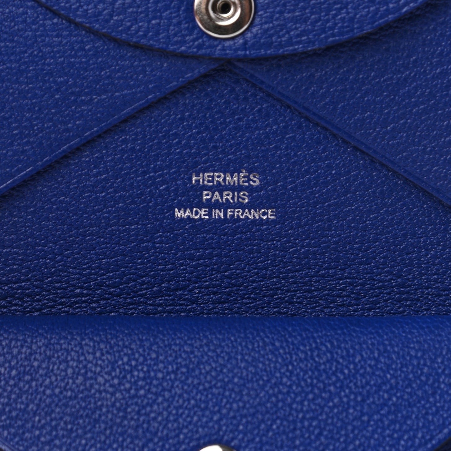 Chevre Mysore Calvi Duo Card Case Bleu Electrique