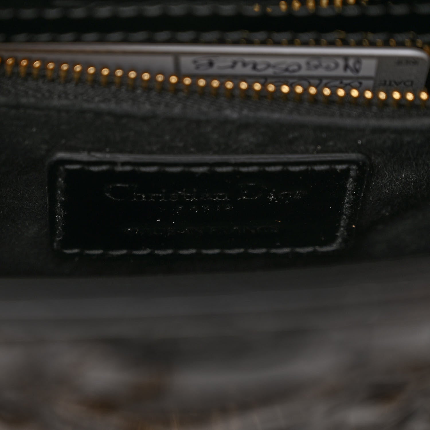 Christian Dior Patent Cannage Mini Lady Dior Black 6 of 9