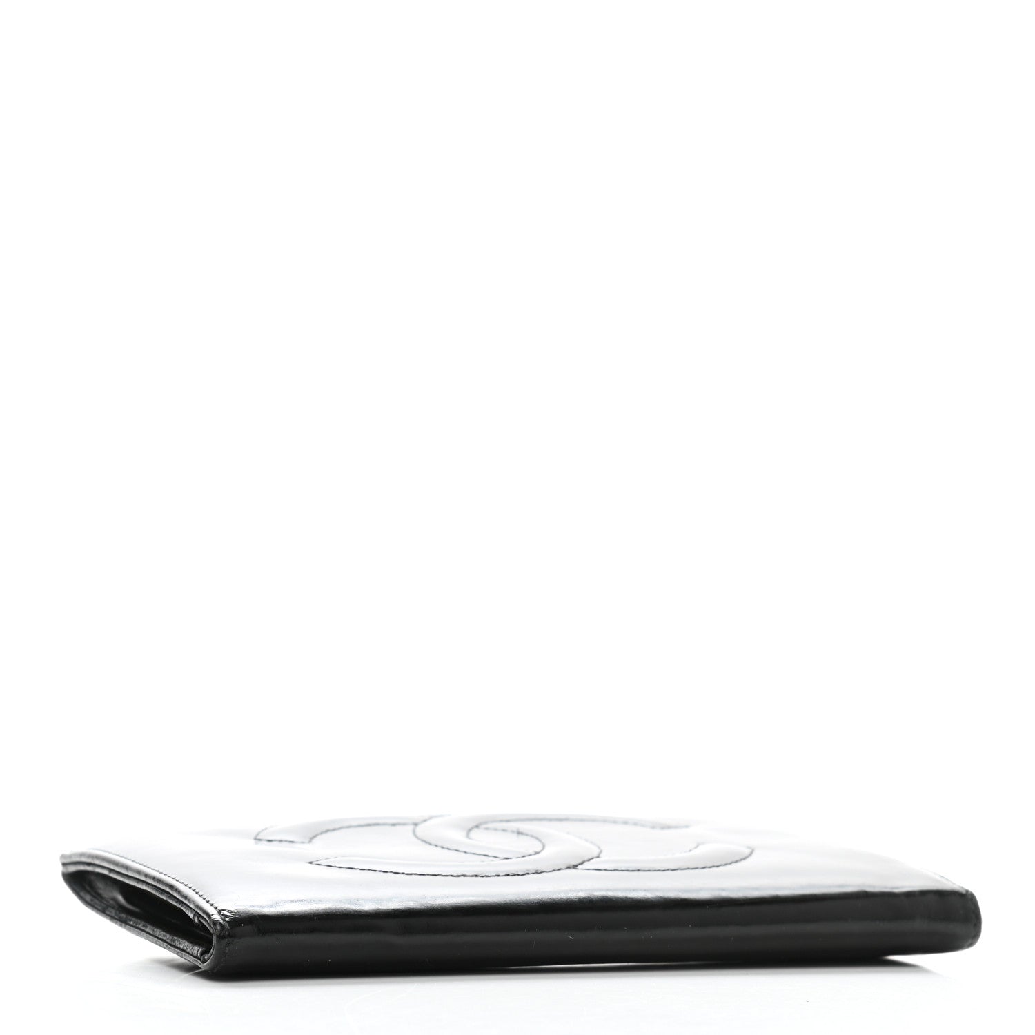 Chanel Patent Timeless CC French Wallet Black 4 of 9