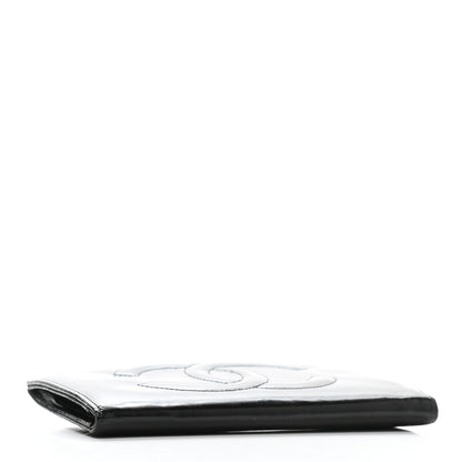 Chanel Patent Timeless CC French Wallet Black 4 of 9