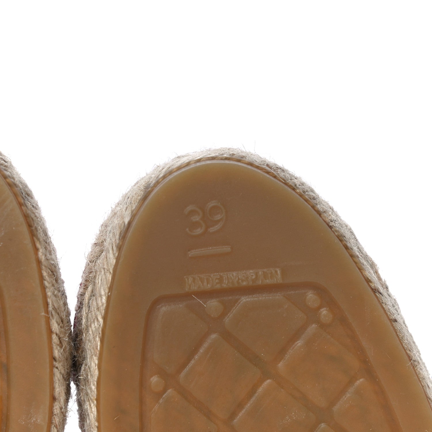Chanel Tweed Lambskin CC Espadrilles 39 Coral Pink Black Red 8 of 16