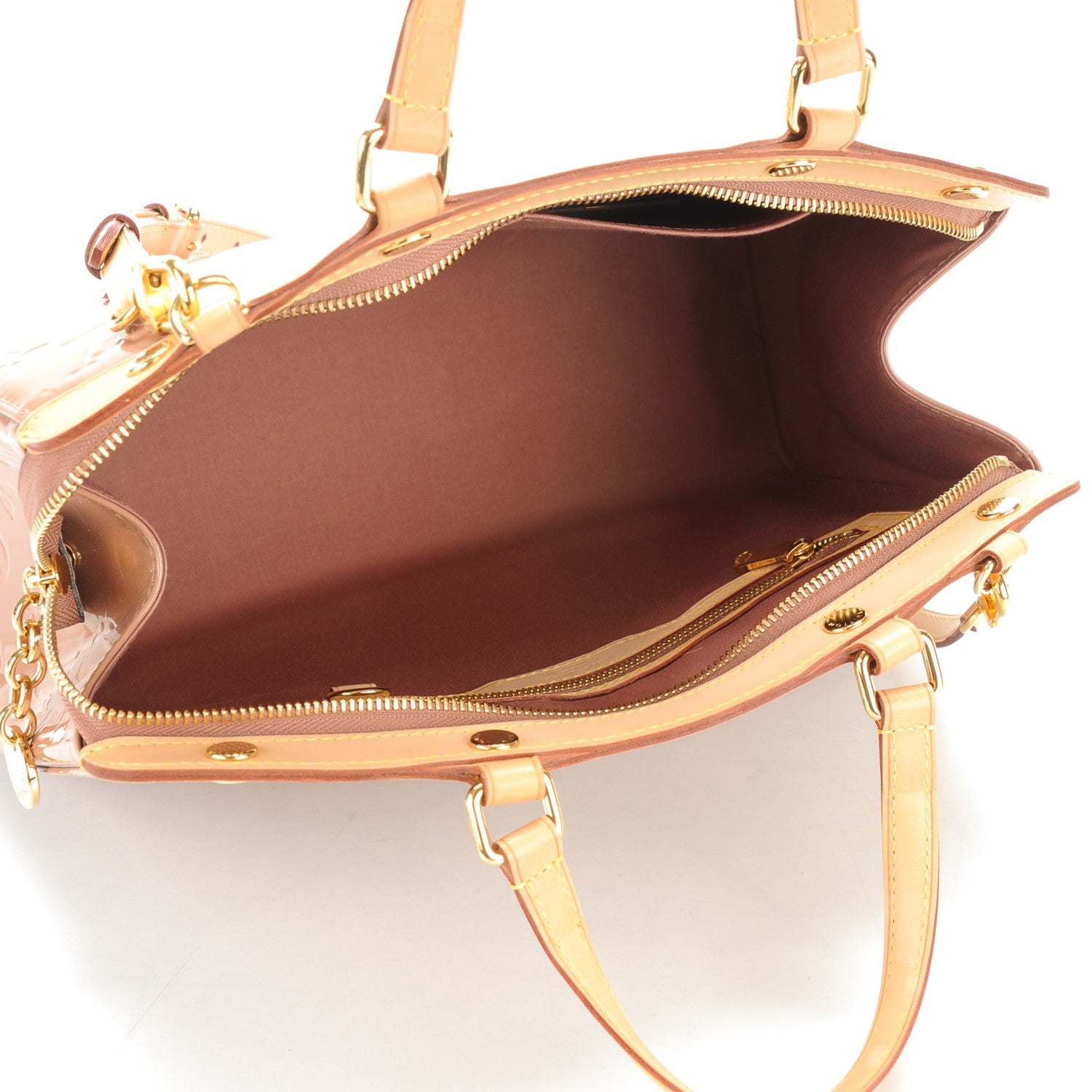 Louis Vuitton Vernis Brea MM Rose Velours 5 of 7