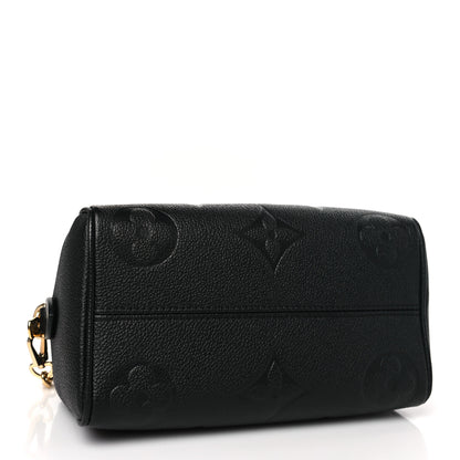 Louis Vuitton Empreinte Monogram Giant Speedy Bandouliere 20 Black 4 of 8