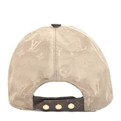 Louis Vuitton Polyester Silk Monogram LV Get Ready Cap L Beige 6 of 9