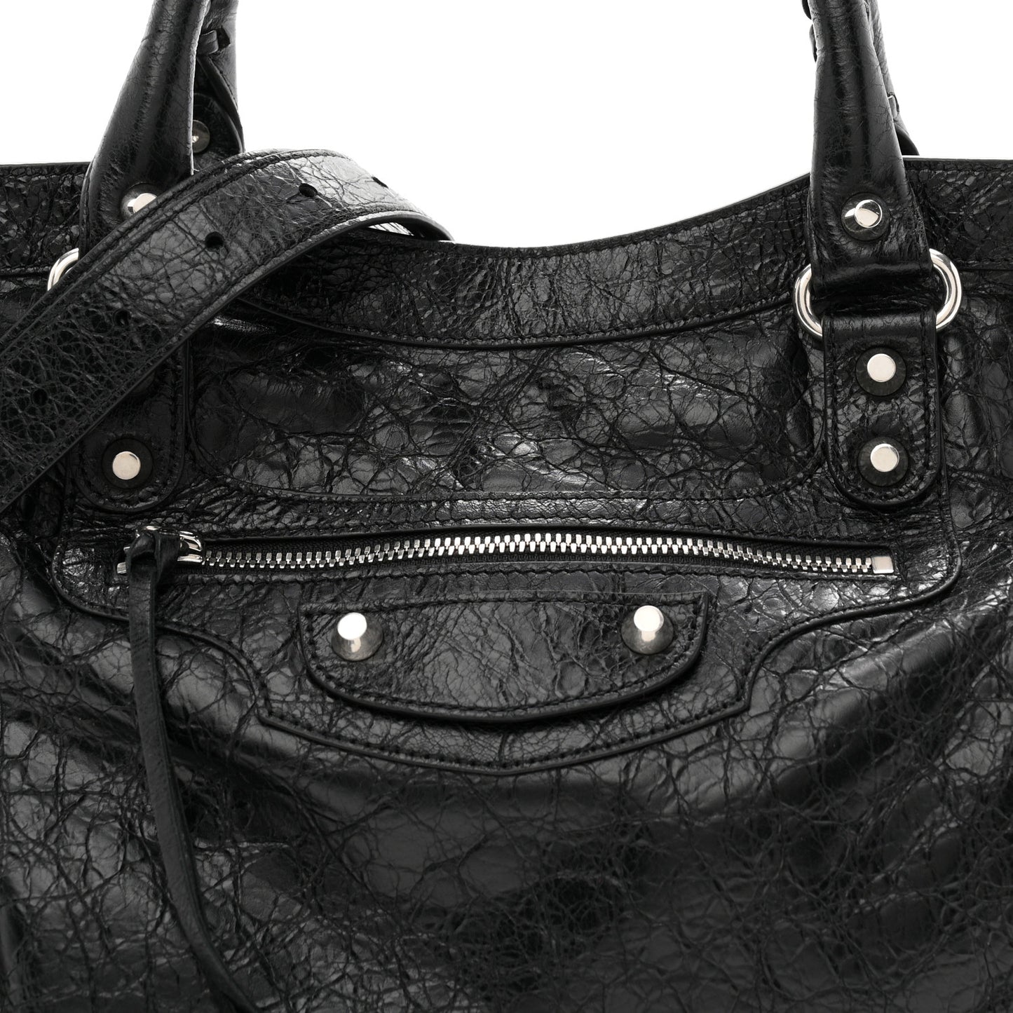Agneau Arena Silver Hardware Medium Le City Black