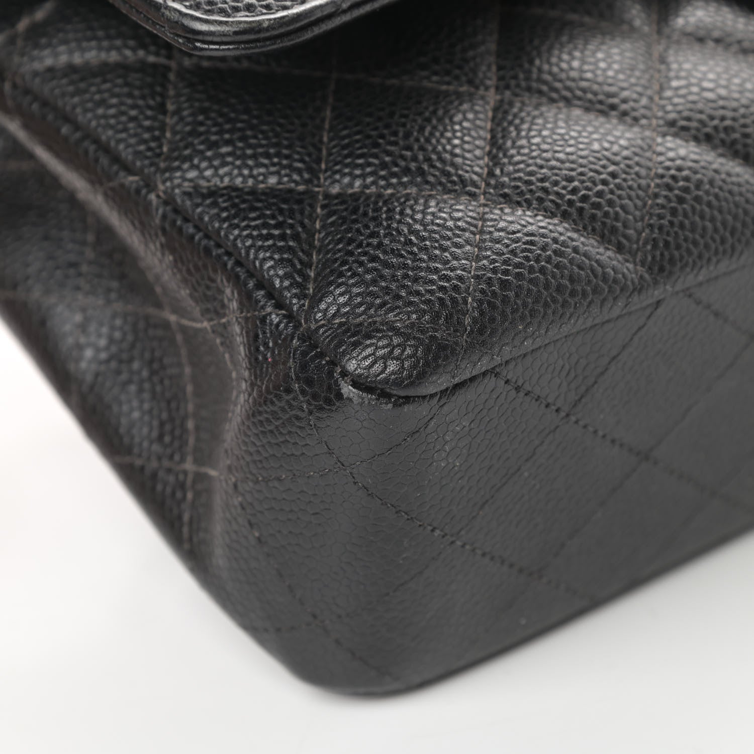 Chanel Caviar Quilted Medium Double Flap Black 9 of 18