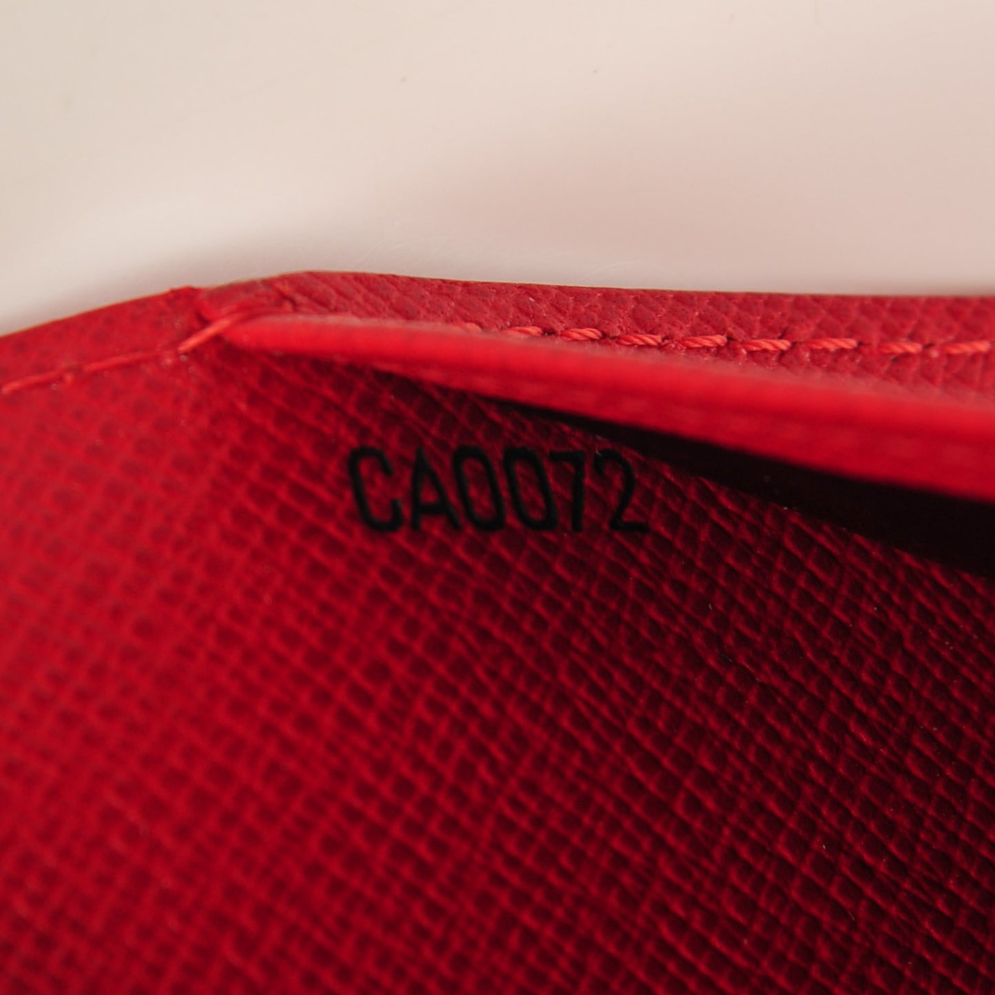 Epi Small Ring Agenda Cover Rouge