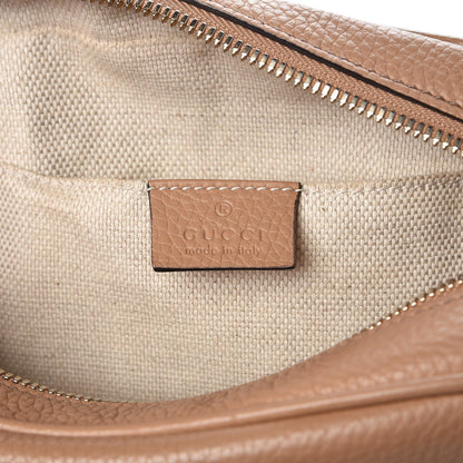 Gucci Pebbled Calfskin Small Soho Disco Bag Rose Beige 6 of 7