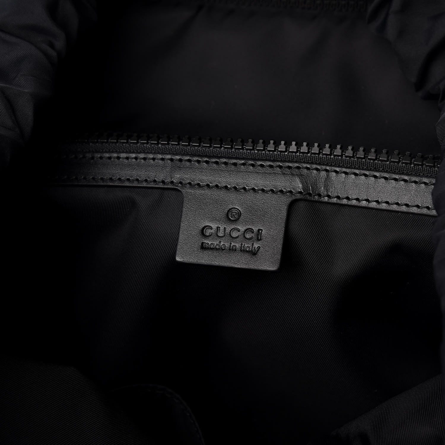 Gucci Velvet GG Monogram Web Medium Double Buckle Backpack Blue Beige Black 5 of 9