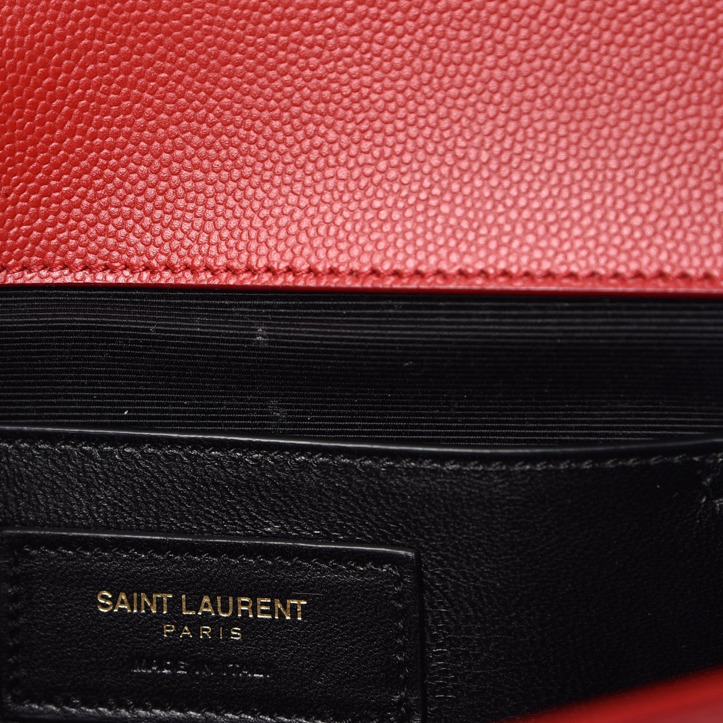 Grain De Poudre Classic Monogram Cassandre Clutch New Red