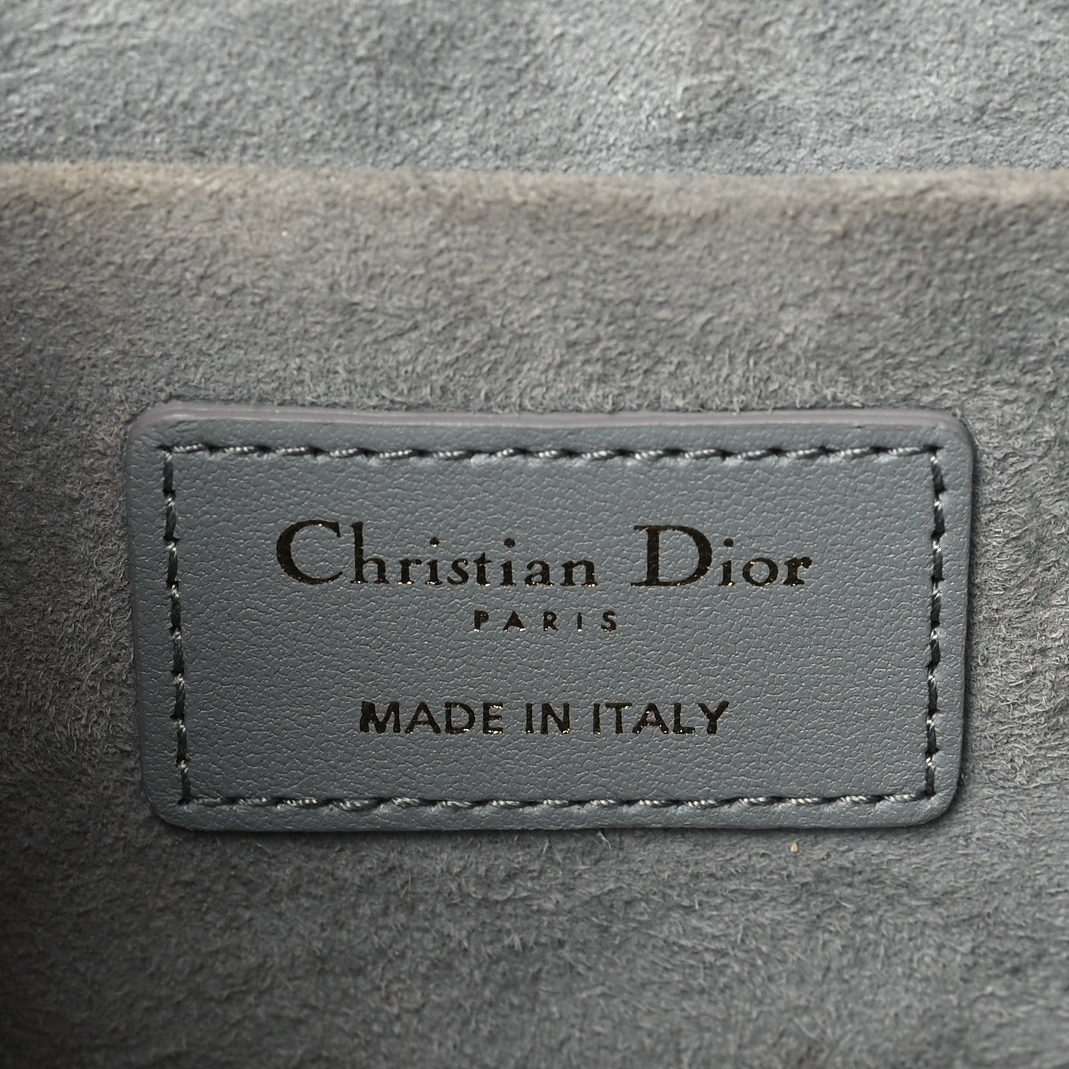 Christian Dior Lambskin Cannage Small Diortravel Vanity Case Grey 6 of 10