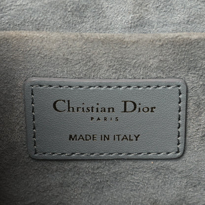 Christian Dior Lambskin Cannage Small Diortravel Vanity Case Grey 6 of 10