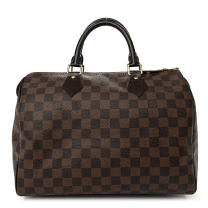 Louis Vuitton Damier Ebene Speedy 30 1 of 10