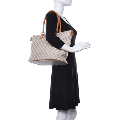 Louis Vuitton Damier Azur Saleya MM 2 of 11
