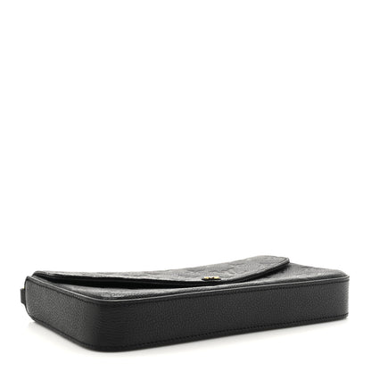 Louis Vuitton Empreinte Pochette Felicie Chain Wallet Black 11 of 37