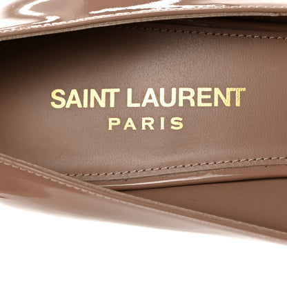 Saint Laurent Patent Calfskin Anja 85 Pumps 38 Dark Pink 7 of 9