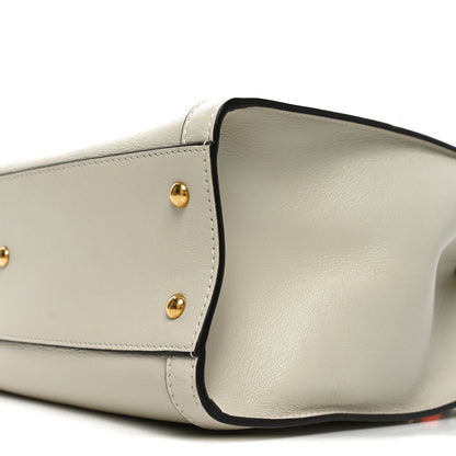 Gucci Wonka Grain Calfskin Small Diana Tote Bag Mystic White Orange Fluo 11 of 11