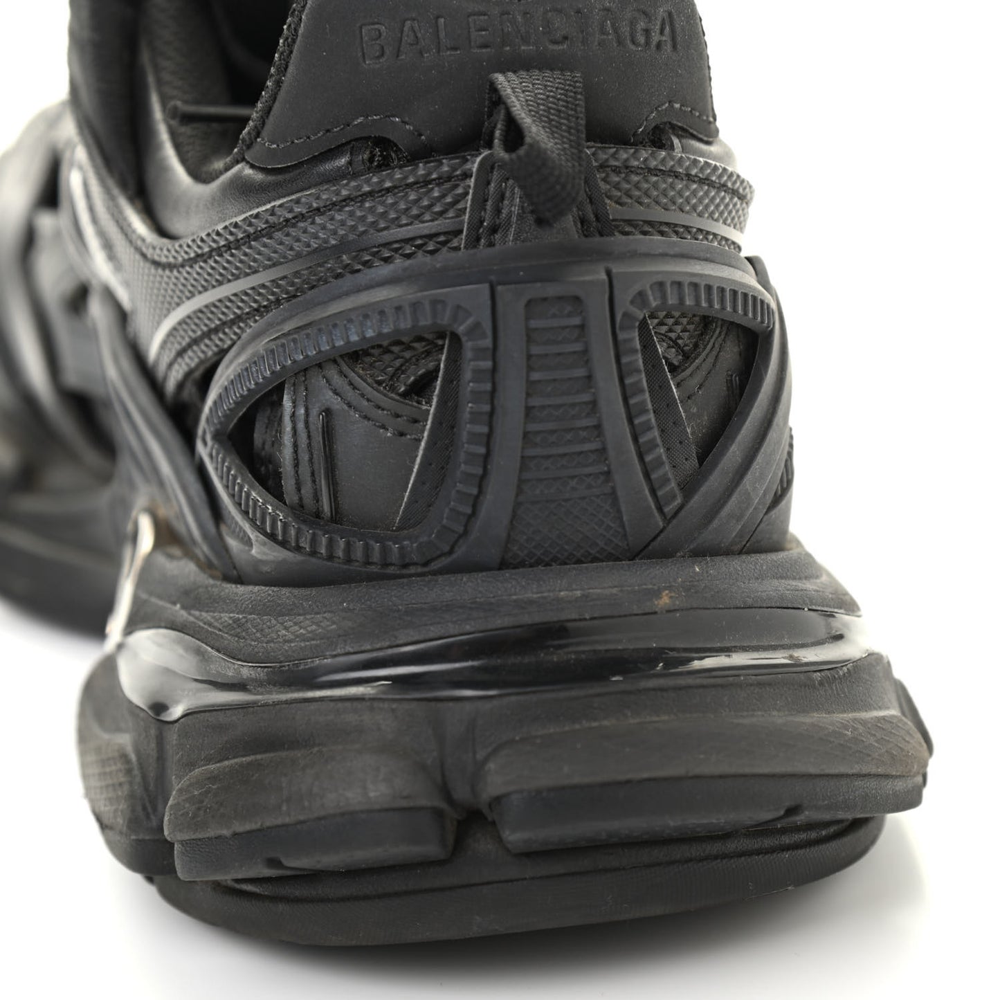 Rubber Mesh Womens Track.2 Open Sneakers 39 Black
