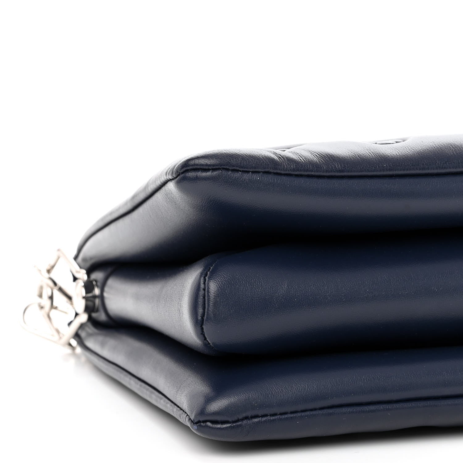 Louis Vuitton Lambskin Embossed Monogram Coussin PM Navy 10 of 11