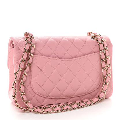 Chanel Caviar Quilted Small Double Flap Pink 3 of 9