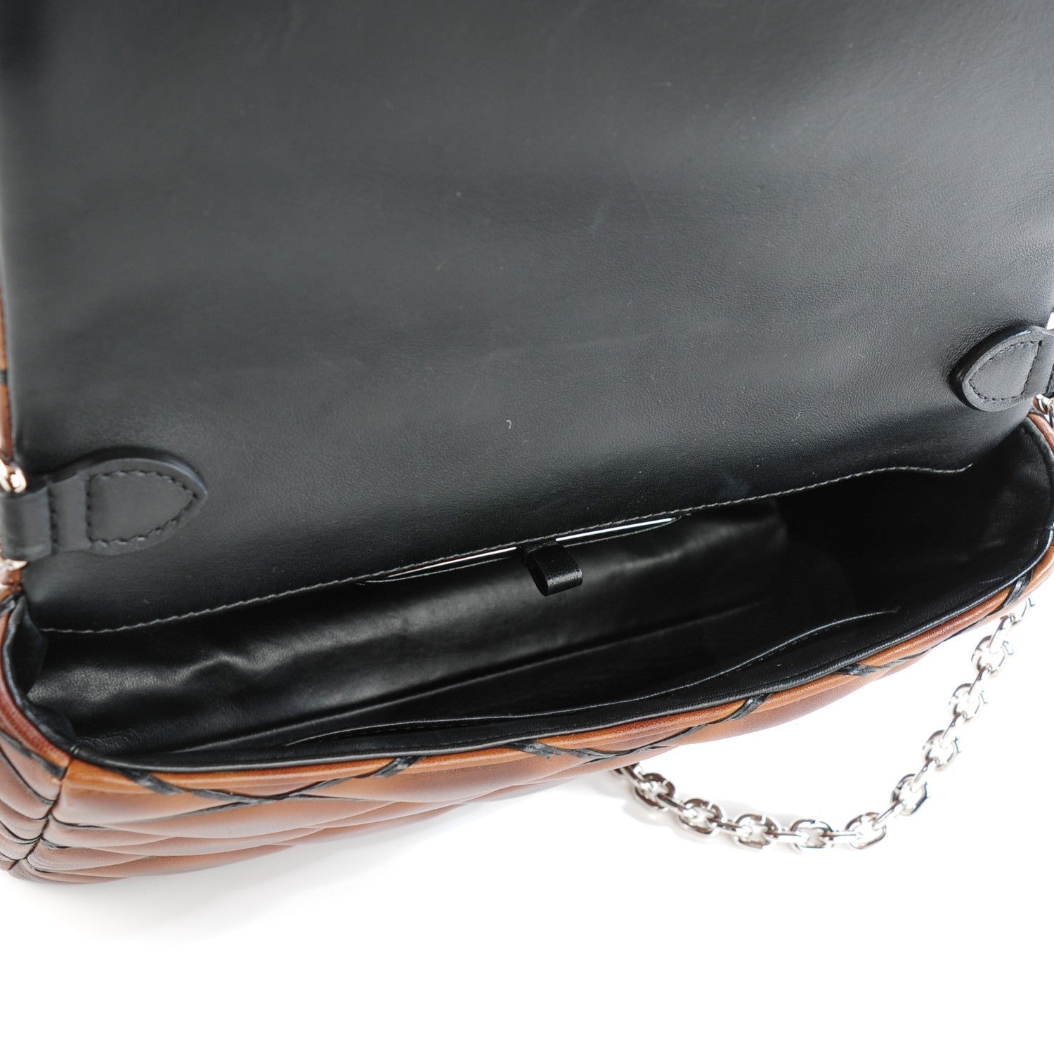 Louis Vuitton LOUIS VUITTON Lambskin Malletage GO-14 MM Brown 5 of 7
