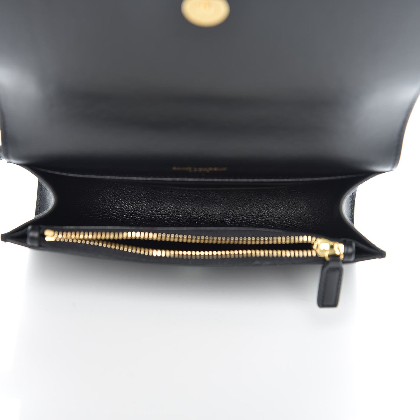 Smooth Calfskin Monogram Kate Belt Bag Black