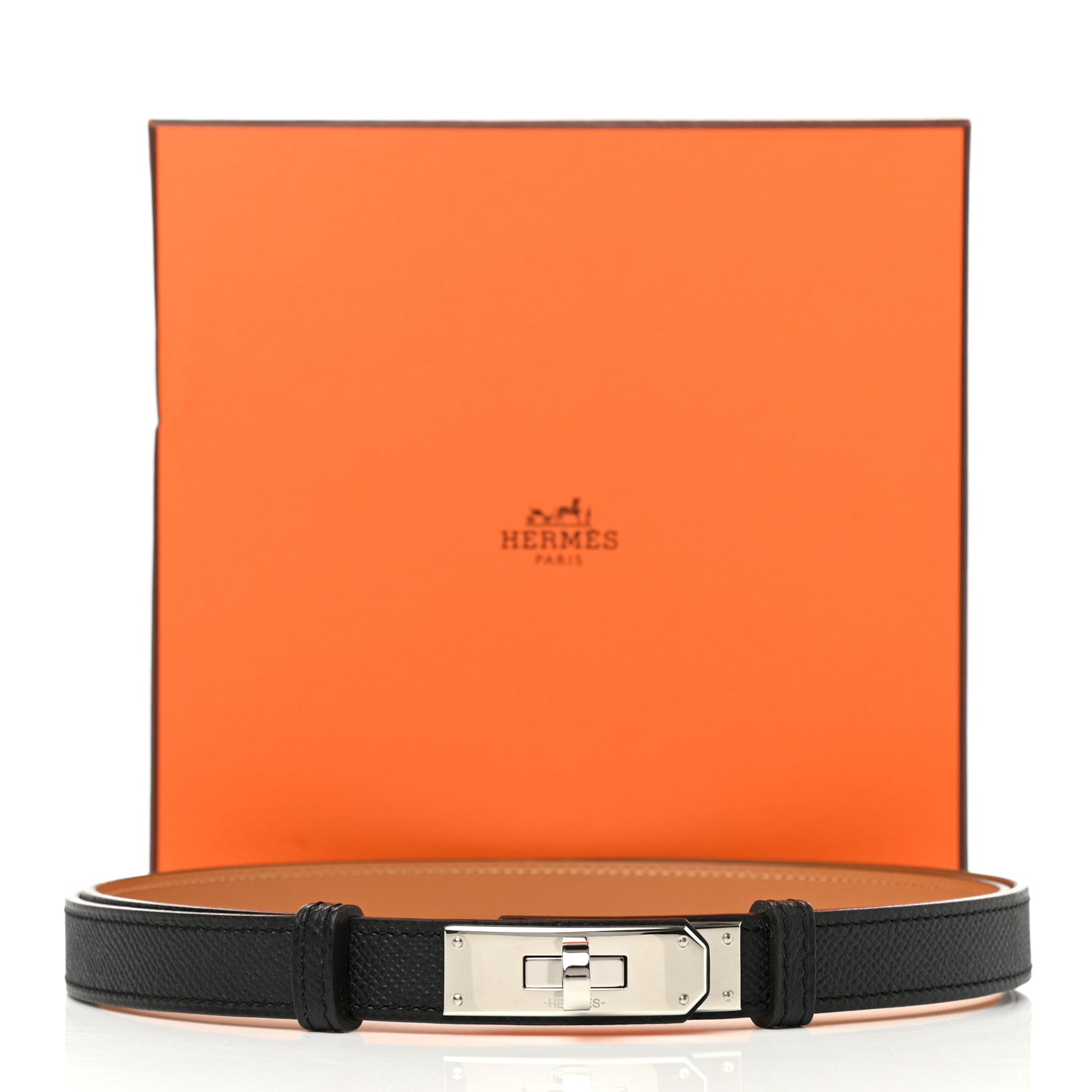 Hermes Epsom Kelly Belt Black 4 of 4