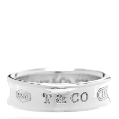 Tiffany Sterling Silver 1837 Band Ring 62 10 1 of 4