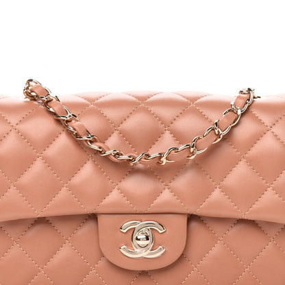 Chanel Lambskin Quilted Mini Rectangular Flap Brown 10 of 10