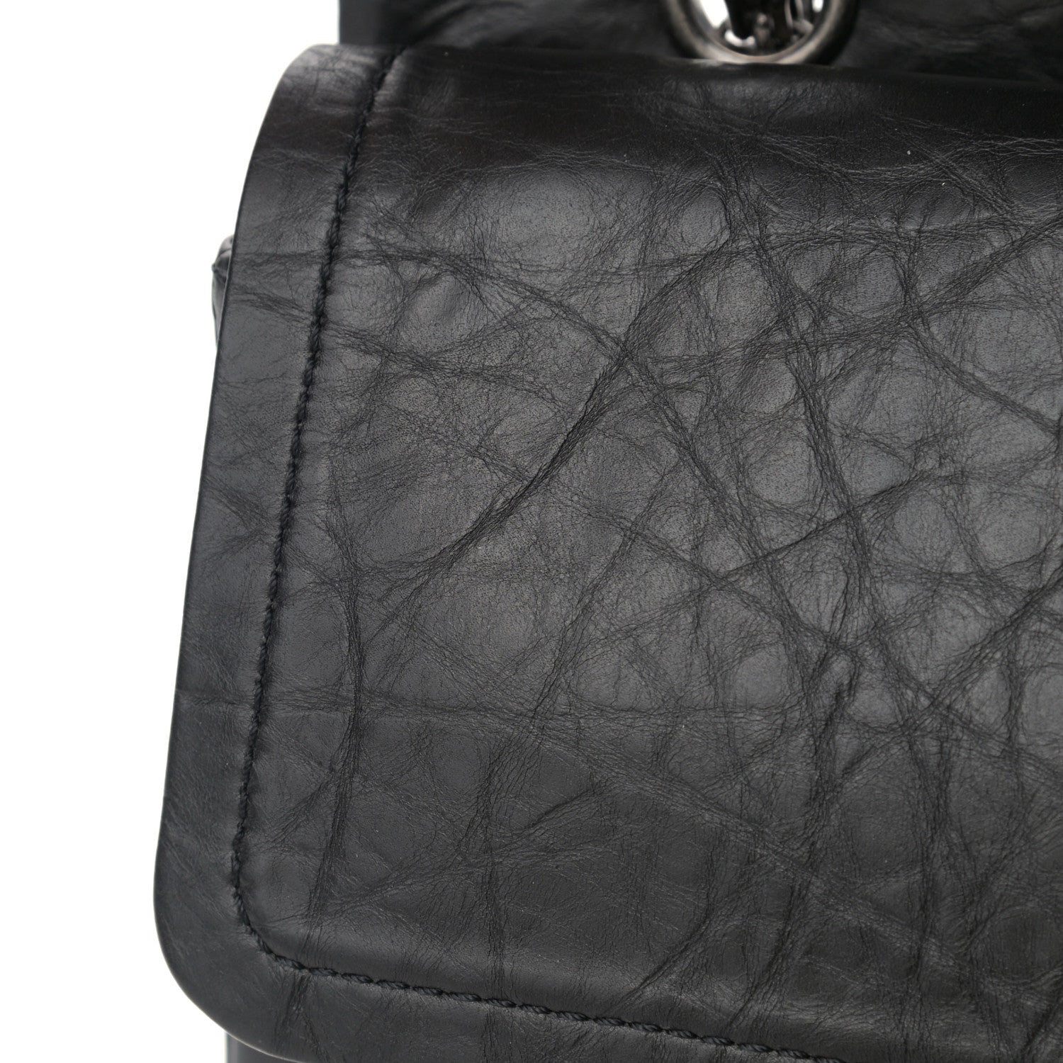 Chanel Aged Calfskin Quilted 2.55 Reissue 227 Flap Black 10 of 10