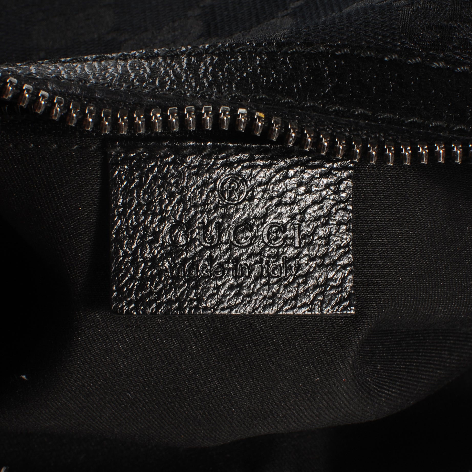 Gucci Monogram Messenger Bag Black 7 of 9
