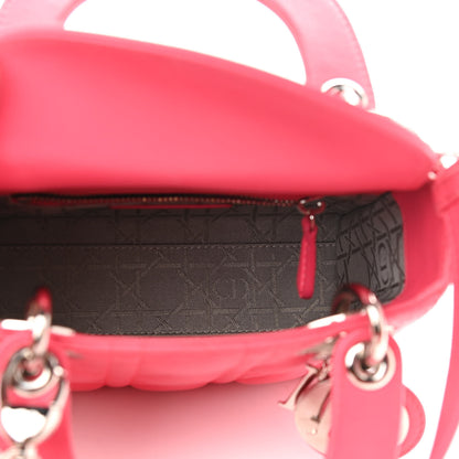Christian Dior Lambskin Cannage Mini Lady Dior Pink 4 of 13