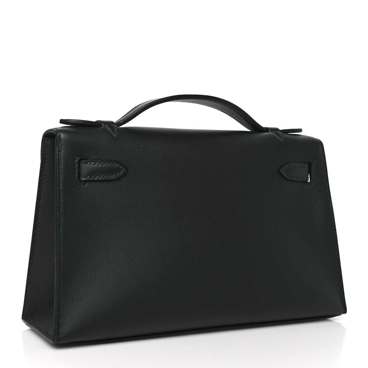 Hermes Swift Kelly Pochette Clutch Black 3 of 11