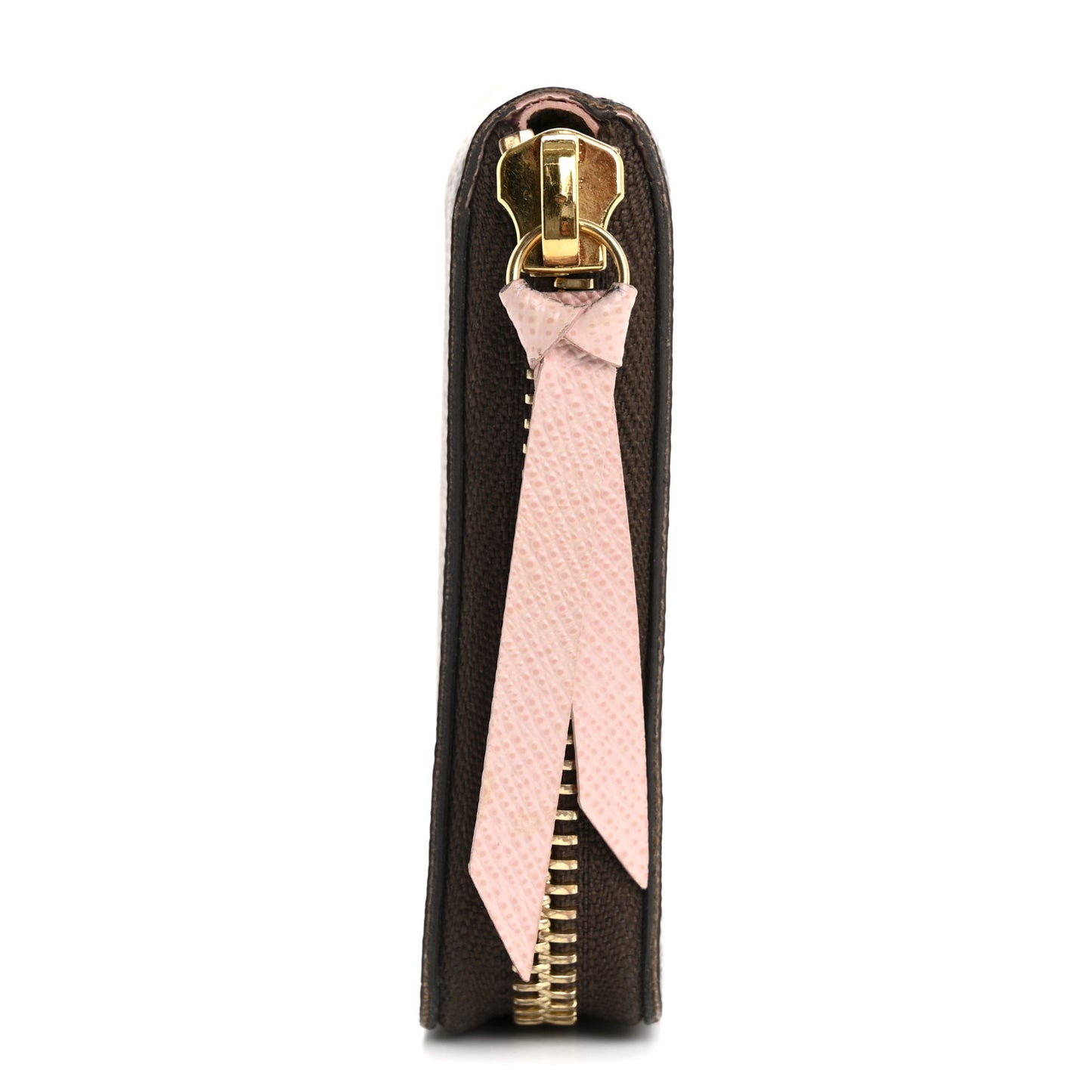 Monogram Clemence Wallet Rose Ballerine