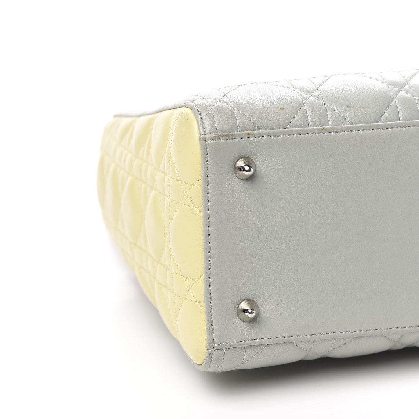 Lambskin Cannage Medium Tri-Color Lady Dior Multicolor