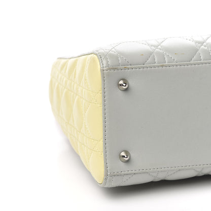 Christian Dior Lambskin Cannage Medium Tri-Color Lady Dior Multicolor 7 of 10