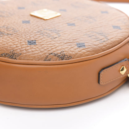 MCM Visetos Medium Heritage Tambourine Cognac 9 of 9