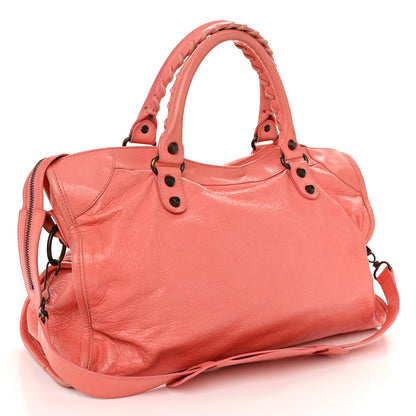 Balenciaga Agneau Classic Hardware City Rose Jaipur 4 of 11