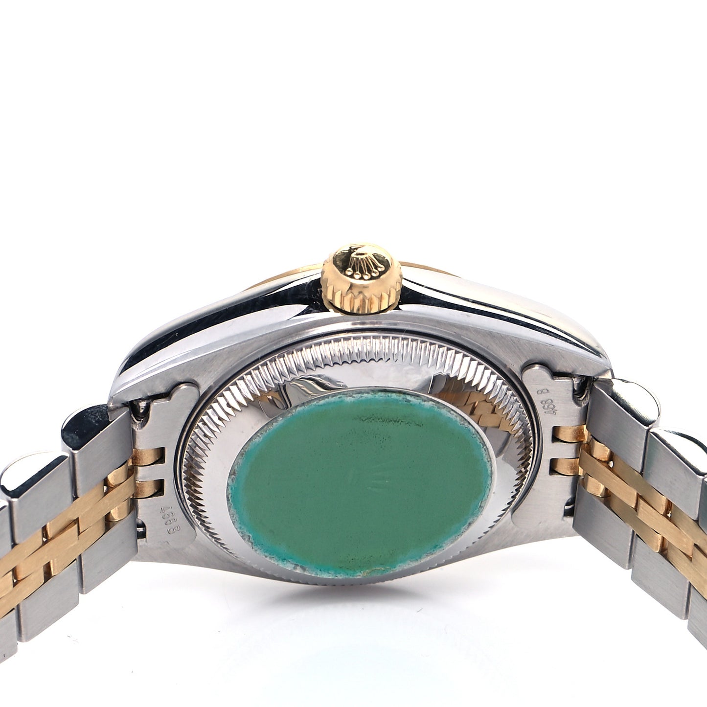 Stainless Steel 18K Yellow Gold Mother of Pearl 26mm Oyster Perpetual Datejust Watch Champagne 79173