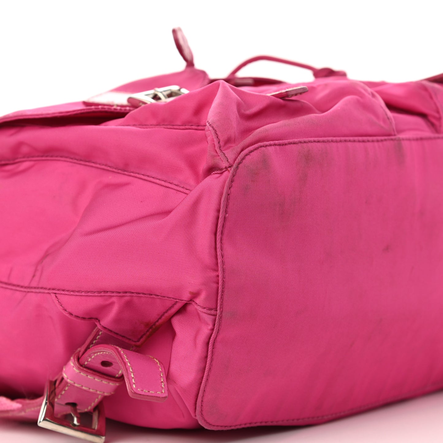 Nylon Vela Backpack Fuxia