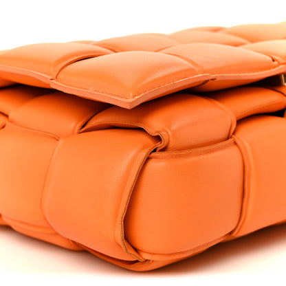 Bottega Veneta Nappa Maxi Intreccio Padded Cassette Crossbody Bag Orange 11 of 12