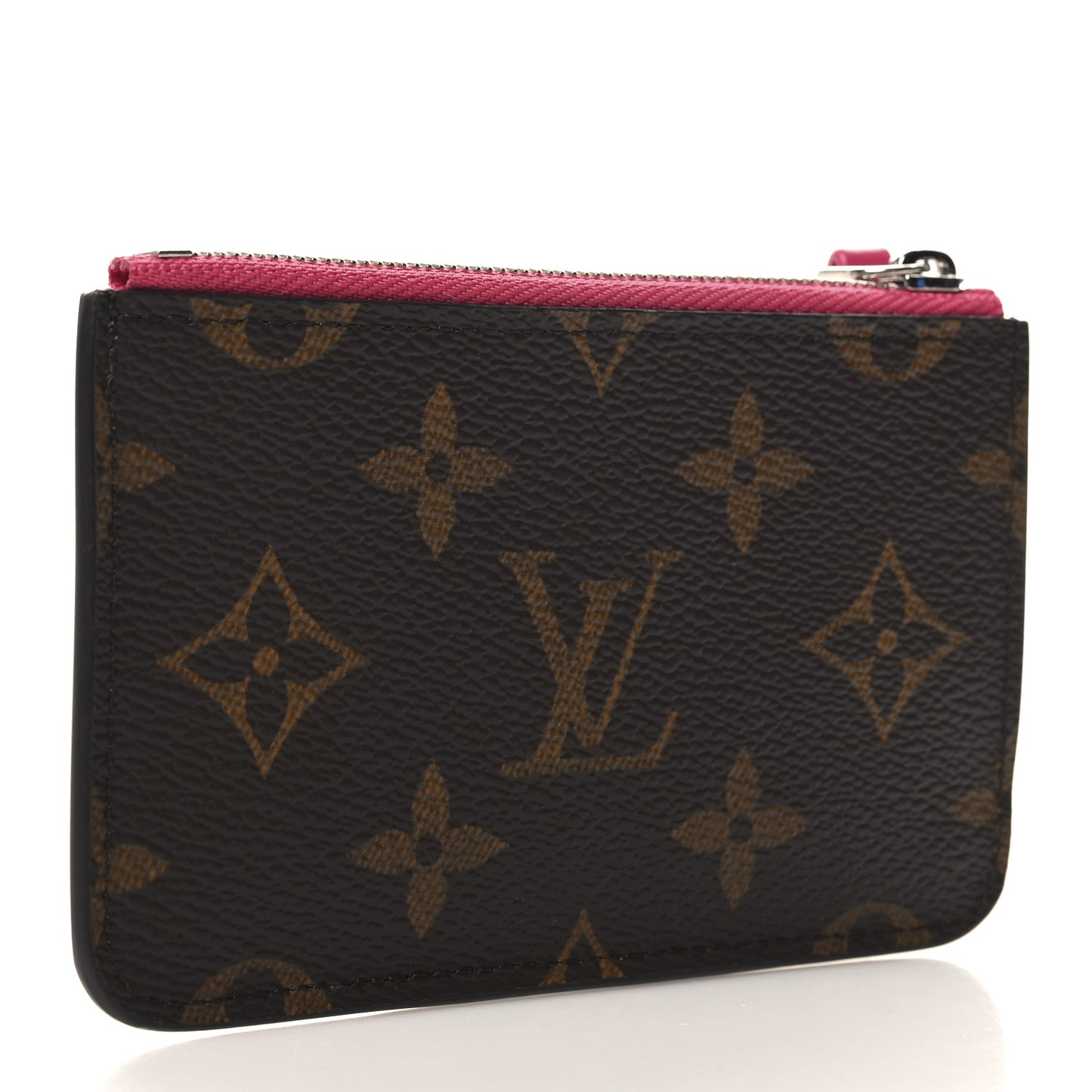 Monogram Calfskin Coin Card Holder Rose
