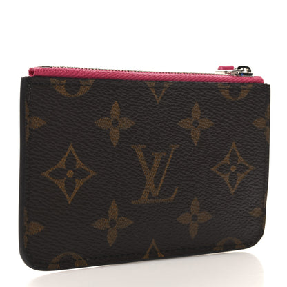 Louis Vuitton Monogram Calfskin Coin Card Holder Rose 3 of 7