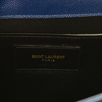 Saint Laurent Grain De Poudre Medium Classic Monogram Kate Satchel Ultramarine 6 of 6