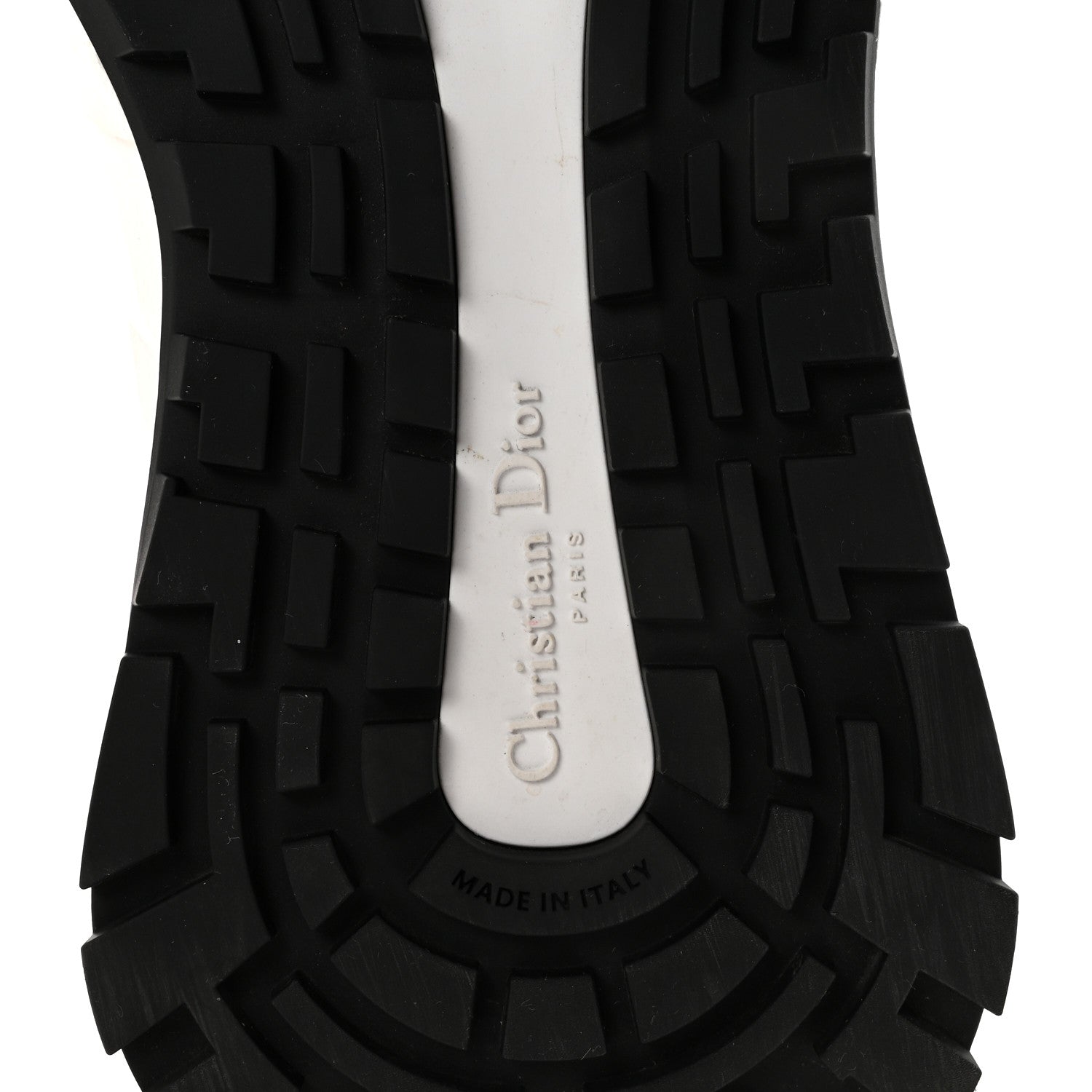 Christian Dior Technical Knit Run'n'Dior Sneakers 40 White Black 7 of 9